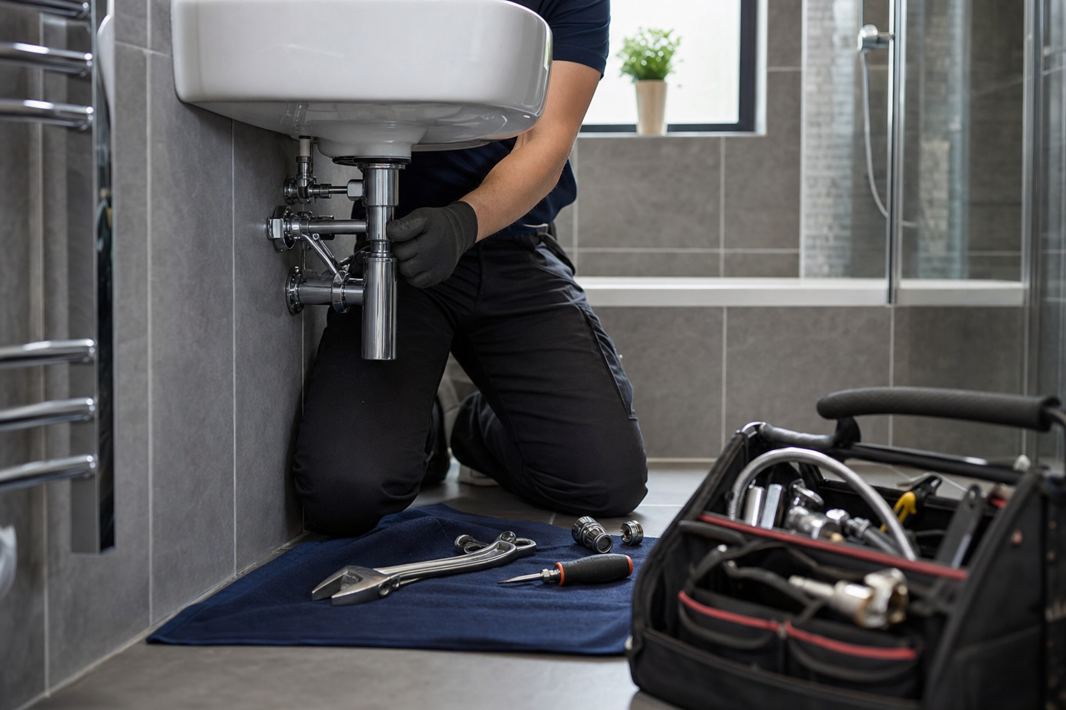 Bathroom Plumbing in Surbiton KT5 KT6 service image